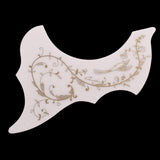Maxbell Left Right Handed 40/41'' Folk Guitar Pickguard Scratch Plate White