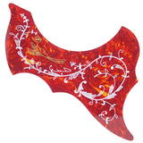 Maxbell Left Right Handed 40/41'' Folk Guitar Pickguard Scratch Plate Red