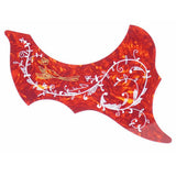 Maxbell Left Right Handed 40/41'' Folk Guitar Pickguard Scratch Plate Red