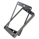Maxbell Humbucker Pickups Frames Mounting Rings for LP Electric Guitar Black