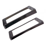 Maxbell Humbucker Pickups Frames Mounting Rings for LP Electric Guitar Black