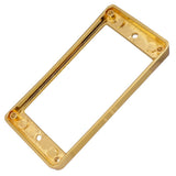 Maxbell Humbucker Pickups Frames Mounting Rings for LP Electric Guitar Gold