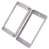 Maxbell 2 Pieces Alloy Electric Guitar Humbucker Pickup Mounting Ring Frame for LP