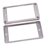 Maxbell 2 Pieces Alloy Electric Guitar Humbucker Pickup Mounting Ring Frame for LP