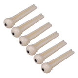 Maxbell Guitar Bridge Pins Saddle Nut for Left Handed Acoustic Guitar Accessories