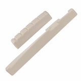 Maxbell Guitar Bridge Pins Saddle Nut for Left Handed Acoustic Guitar Accessories
