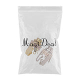 Maxbell 2pcs 1/4" Mono Plug Input for Electric Guitar Pickup Plug Output 6.35mm Plug