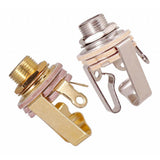 Maxbell 2pcs 1/4" Mono Plug Input for Electric Guitar Pickup Plug Output 6.35mm Plug