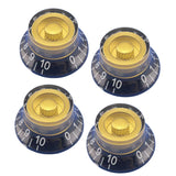 Maxbell 4-tone Tone and Volume Control Knobs for EPI LP Electric Guitar Replacements