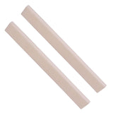 Maxbell 2xBlank Guitar Saddle White 80x3x10mm for Electric Acoustic Classical Guitar
