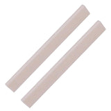 Maxbell 2xBlank Guitar Saddle White 80x3x10mm for Electric Acoustic Classical Guitar