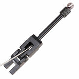 Maxbell Set of 6 Zinc Alloy Tremolo Bridge Saddles for Electric Guitar Black
