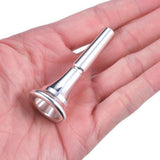Maxbell French Horn Mouthpiece with Durable Stylish Copper Alloy Silver
