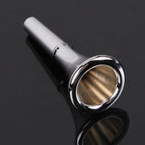 Maxbell French Horn Mouthpiece with Durable Stylish Copper Alloy Silver