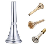 Maxbell French Horn Mouthpiece with Durable Stylish Copper Alloy Silver