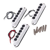 Maxbell Electric Guitar Single Coil Pickups Set 48mm/50mm/52mm Pickup for 6 Strings