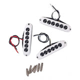 Maxbell Electric Guitar Single Coil Pickups Set 48mm/50mm/52mm Pickup for 6 Strings