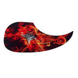 Maxbell Folk Acoustic Guitar Pickguard Pick Guard Scratch Plate for Acoustic Guitar