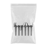 Maxbell 6pack Folk Guitar Fixed String Nails Bridge Pin Black Guitar Accessory