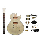 Maxbell Water Rippling Maple LP electric guitar material core body maple neck kit