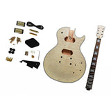 Maxbell Water Rippling Maple LP electric guitar material core body maple neck kit