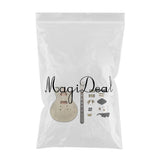 Maxbell Water Rippling Maple LP electric guitar material core body maple neck kit