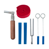 Maxbell Piano Tuning Kit Set Tuning Hammer Rubber Mute Tuning Fork for Grand Piano