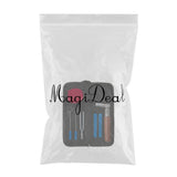 Maxbell Piano Tuning Kit Set Tuning Hammer Rubber Mute Tuning Fork for Grand Piano