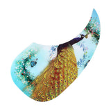Maxbell Acoustic Guitar Peacock Pattern Pickguard Self Adhesive Scratch Plate
