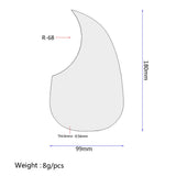 Maxbell Acoustic Guitar Pickguard Scratch Plate for Acoustic Guitar Accessories