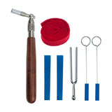 Maxbell Professional Piano Tuning Kit Octagonal Hammer Mute Tuning Fork w/ Case