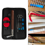 Maxbell Professional Piano Tuning Kit Octagonal Hammer Mute Tuning Fork w/ Case