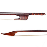 Maxbell 4/4 Violin Bow Well-balanced Carbon Fiber Round Stick Horsehair Fiddle Bow