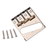 Maxbell Vintage Style Fixed Electric Guitar Bridge With Brass Saddles TL Bridge