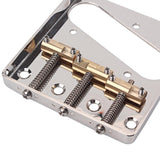 Maxbell Vintage Style Fixed Electric Guitar Bridge With Brass Saddles TL Bridge