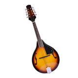 Maxbell 8 String Acoustic Mandolin Basswood Sunburst Music Instruments