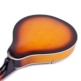Maxbell 8 String Acoustic Mandolin Basswood Sunburst Music Instruments