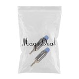 Maxbell Jack Male Solder Plug 3.5mm Gold-plated DIY Headset Earphone Audio Adapter