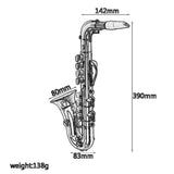Maxbell Saxophone Musical Instrument Kids Children Music Learning Playing Tool Gift