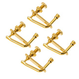 Maxbell For 3/4 - 4/4 Violin Golden Plated Violin String Tuner Fine Tuner Adjuster