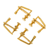 Maxbell For 3/4 - 4/4 Violin Golden Plated Violin String Tuner Fine Tuner Adjuster