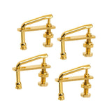 Maxbell For 3/4 - 4/4 Violin Golden Plated Violin String Tuner Fine Tuner Adjuster
