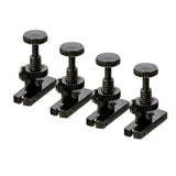 Maxbell 4pcs Violin String Fine Tuner Violin Adjuster Part for 4/4 3/4 Violin Black
