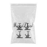 Maxbell 4pcs Violin String Fine Tuner Violin Adjuster Part for 4/4 3/4 Violin Black