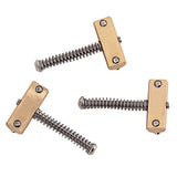 Maxbell 3Pieces Vintage Style Fixed Compensated Saddle for TL Style Guitar Copper