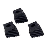 Maxbell 3 Pieces Drum Rack Rubber Feet Small Code for Drum Hardware Cymbal Stand