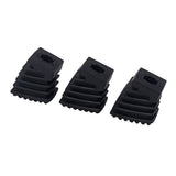 Maxbell 3 Pieces Drum Rack Rubber Feet Small Code for Drum Hardware Cymbal Stand
