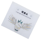Maxbell Guitar Head Sticker Guitar Face sticker for Folk Electric Guitar Monster