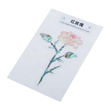 Maxbell Guitar Head Sticker Guitar Face sticker for Folk Electric Guitar Red Rose