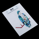 Maxbell Guitar Head Sticker Guitar Face sticker for Folk Electric Guitar Bird